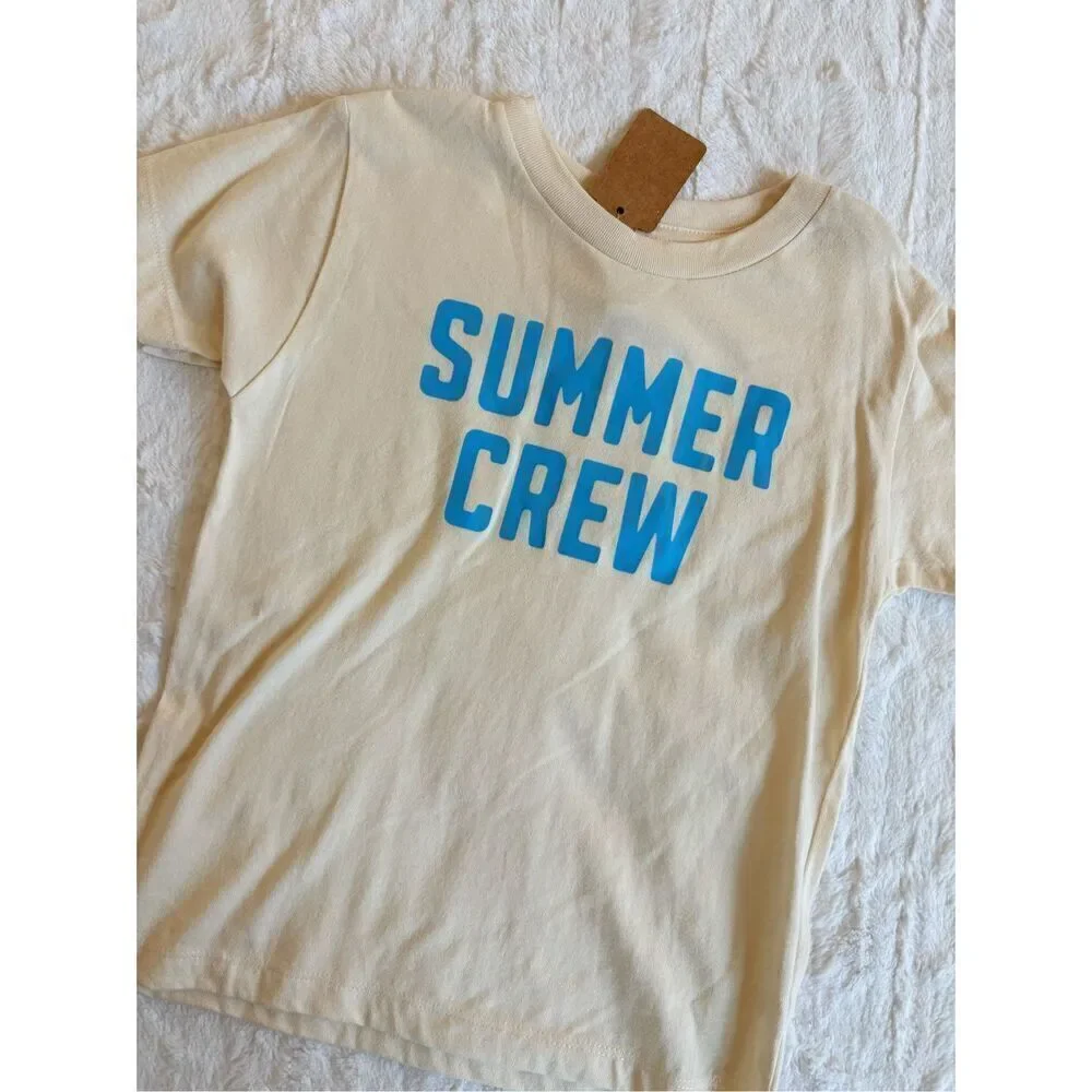 Summer Crew Toddler Shirt 5T NWT